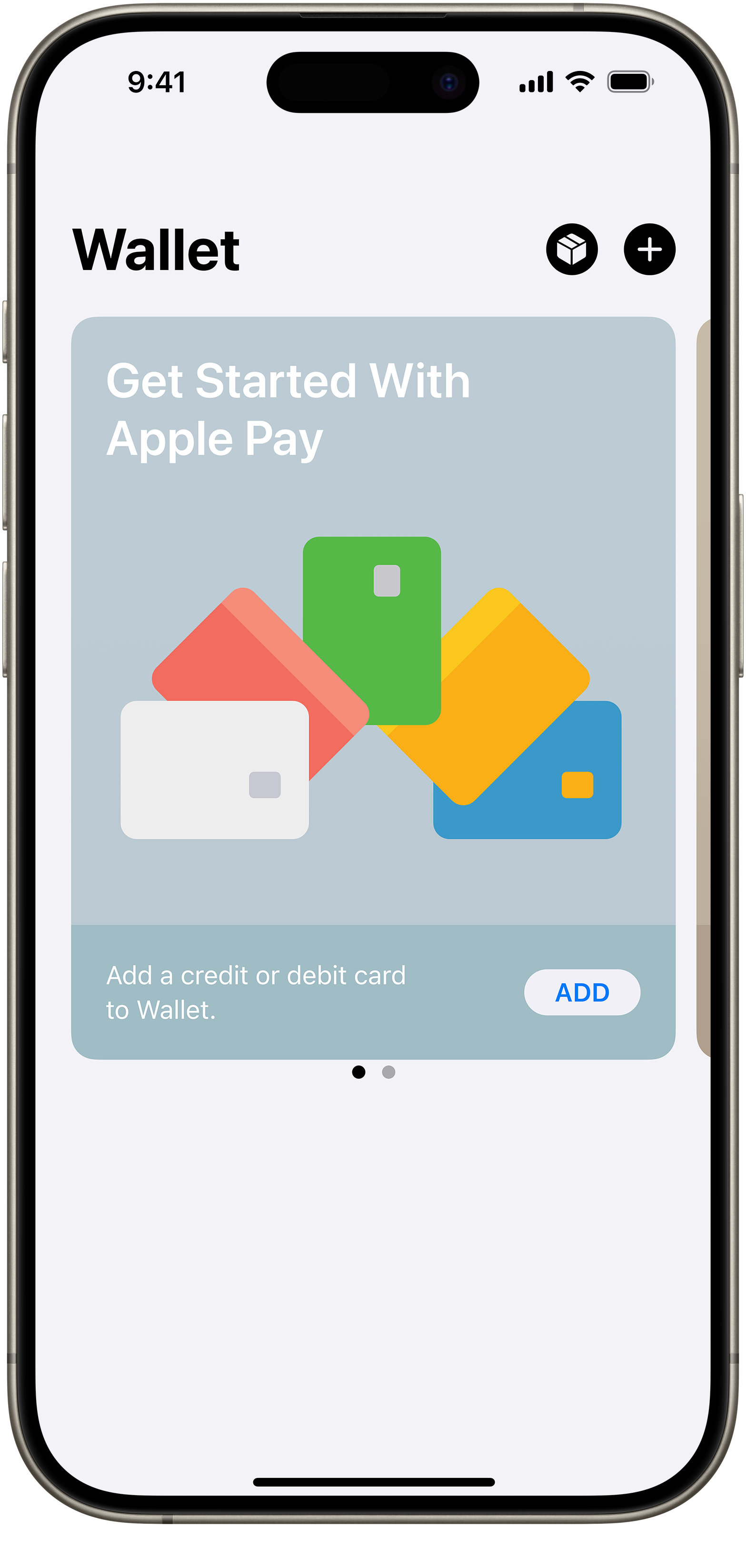 apple wallet step 1