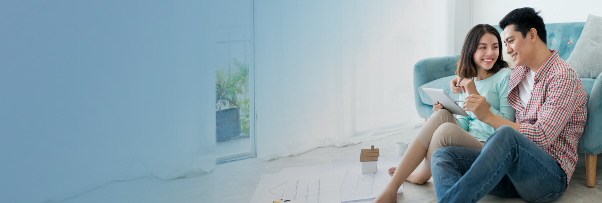 couple is applying for rhb refinance home loan