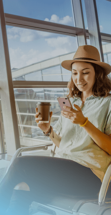 girl is transfering money to his beloved using western union