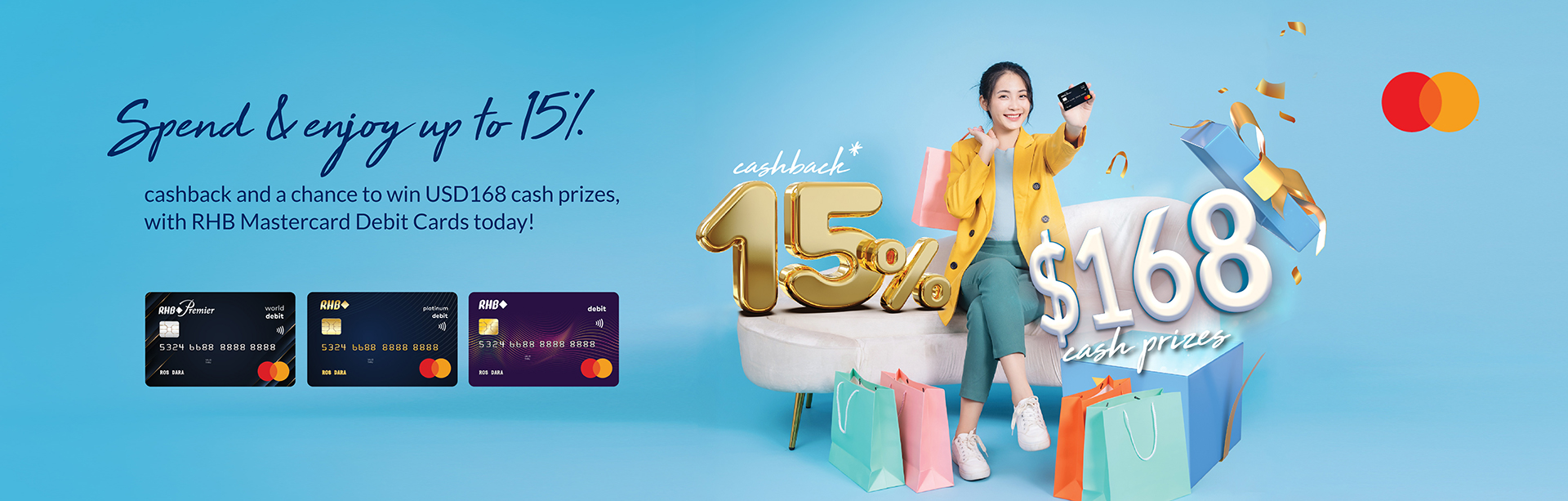Mastercard DC Cashback USD168
