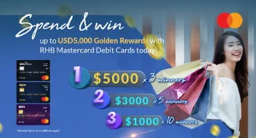 Spend & Win Golden Rewards – Up to USD5,000!