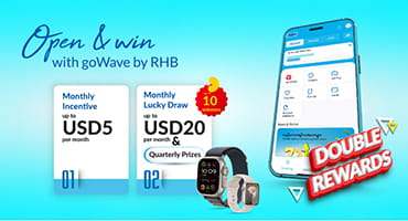 Open an RHB Bank Account and win with goWave by RHB
