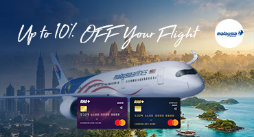 Elevate your journey with your RHB Mastercard Debit Card