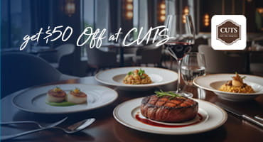 Enjoy USD 50 Off Dining at CUTS with RHB Visa Debit Card