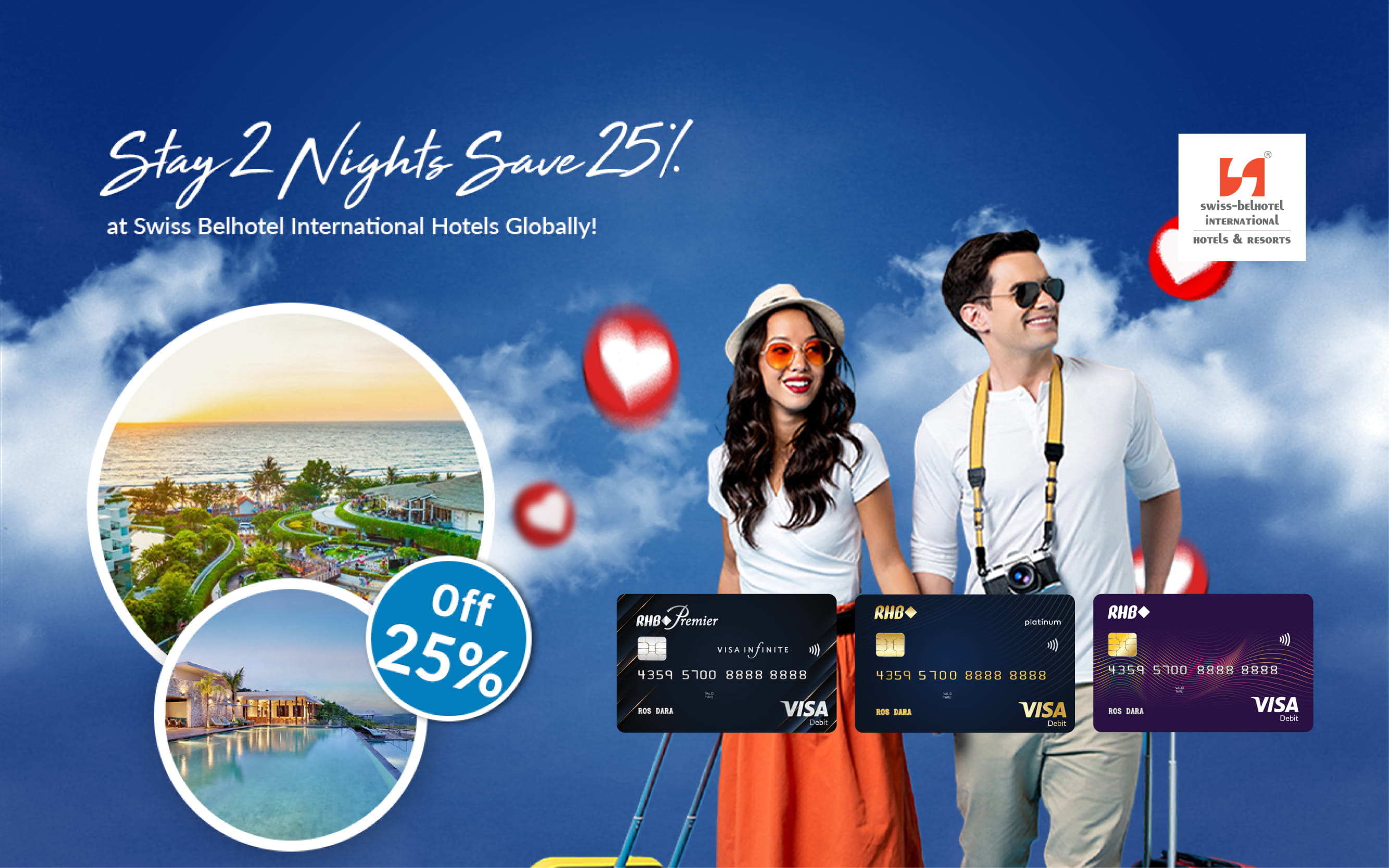 Stay 2 Nights, Save 25% — Swiss-Belhotel x Visa Offer